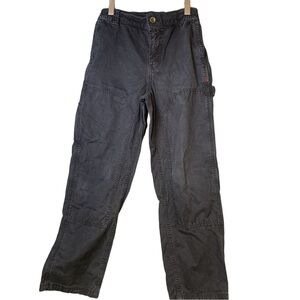 BDG Cargo Pants Black Women’s 30 Waist High Waisted 29 Leg Baggy 100% Cotton Y2K